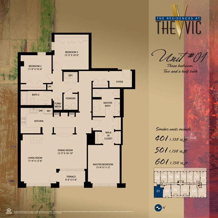 Vic sales room floor plan panel.